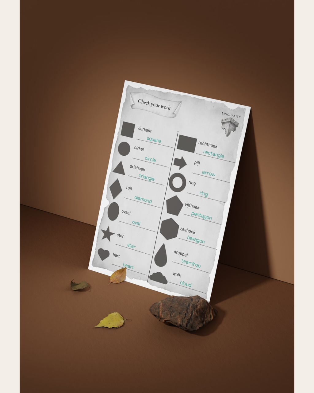 Lespakket Thema: Shapes - FREE TRIAL - (digitaal product)